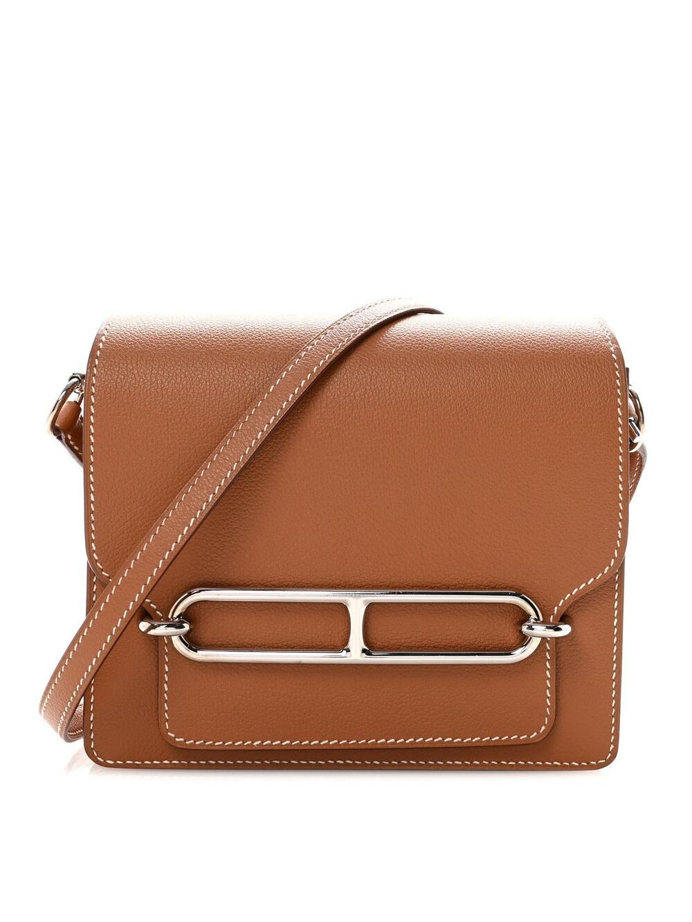 Hermes Evercolor Mini Sac Roulis Gold #372509H67B